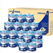 百亿补贴：心相印 纸巾卷纸 100g*20卷