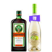 88VIP: 野格 德国进口力娇酒 700ml+莫吉托果味甜白 750ml