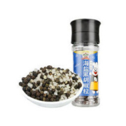 吉得利 海盐黑胡椒粒手动研磨瓶装 55g*2瓶 *2件
