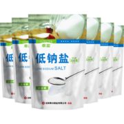 精制细盐！奉盐 低钠盐无碘食用盐 320g袋*6袋