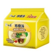 88VIP：白象 珍骨汤方便面 菌菇原汁猪骨面 112g*5包 *15件