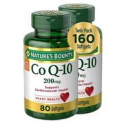 Nature's Bounty 自然之宝 辅酶Q10软胶囊200mg*80粒*2瓶 到手147.31元