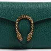 Gucci Dionysus 链条钱包 墨绿