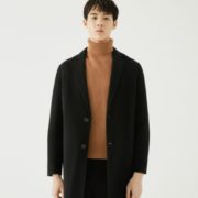 78.2%羊毛含量！GXG  GA126525G 男装羊毛长款大衣 225元