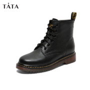 聚划算百亿补贴：Tata 他她 厚底靴 女靴  马丁靴
