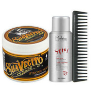 SUAVECITO 骷髅头 古龙绅士（定型发蜡 113g +赠定型喷雾 100ml+梳子） *2件