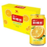 统一 鲜橙多 罐装橙汁 310ML*24罐 *4件
