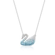 Swarovski 施华洛世奇 5512094 蓝色渐变天鹅锁骨链 小号