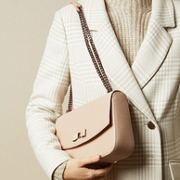 Ted Baker 泰德贝克 女士木纹蝴蝶结牛皮单肩包