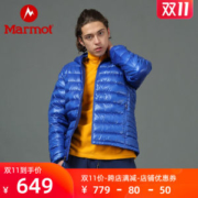 顶级户外 土拨鼠 男女款700蓬拒水鹅绒 短款连帽羽绒服