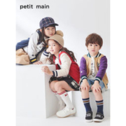 petit main 童装 2020新款摇粒绒棒球衫