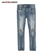 JACK JONES 杰克琼斯 219132603 男士破洞牛仔裤