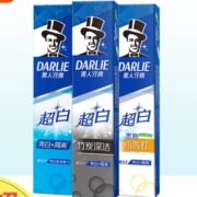 聚划算百亿补贴：DARLIE 黑人 超白小苏打竹炭亮白3支家庭套装90g*3