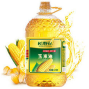 长寿花 食用油 非转基因 压榨一级玉米油（京东定制）6.18L *2件