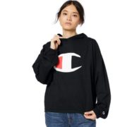 日版，Champion 冠军牌 CW-Q403 女士大C标连帽卫衣 到手218.39元