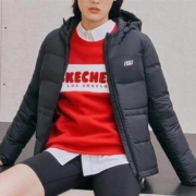 SKECHERS 斯凯奇 L420W010 女士羽绒服