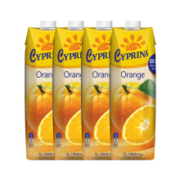 CYPRINA 塞浦丽娜 橙汁 1L*4瓶 *5件