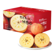 猫千岁 新疆阿克苏冰糖心苹果 净果约2.5kg（75-80mm）*2件