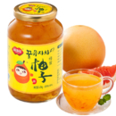 福事多蜂蜜柚子茶1kg大瓶装 韩国风味冲饮果汁茶饮品搭配麦片