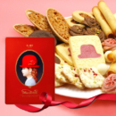 日本进口 红帽子曲奇饼干45枚红色礼盒装389.4g 节日礼物早餐点心休闲零食