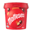 澳洲原装进口 麦提莎Maltesers麦丽素麦芽脆心牛奶巧克力豆465g 桶装休闲零食礼盒