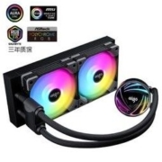 aigo 爱国者 银河T240 黑色 一体式水冷散热器（智能风扇/ARGB/赠硅脂）