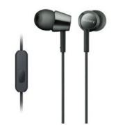 SONY 索尼 MDR-EX155AP 入耳式耳机 黑色