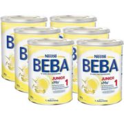 Nestlé 雀巢 BEBA贝巴 Junior 1段婴幼儿奶粉800g×6罐装 到手约￥542.22