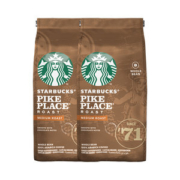 葡萄牙进口 星巴克 Pike Place中度烘焙咖啡豆 200g*2包