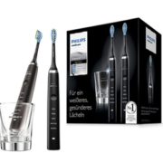 prime会员！Philips 飞利浦 HX9357/87 旗舰钻石声波震动牙刷2支装 带充电玻璃杯   直邮含税到手￥1174.95