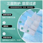 白菜价：海氏海诺 一次性医用外科无菌口罩 50只