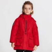 聚划算百亿补贴：CONVERSE 匡威 中大童连帽长款羽绒服