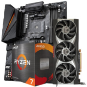 GIGABYTE 技嘉 X570 AORUS PRO WIFI 主板+AMD 锐龙7 5800X 处理器+Radeon RX 6800 XT 16G游戏显卡 CPU主板显卡套装