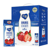 蒙牛 纯甄草莓果粒风味酸奶 200g*10包
