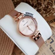 Anne Klein 安妮·克莱因 AK/3002RGRG 女士玫瑰金金属编织石英手表 到手204.28元