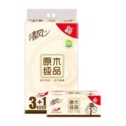 Breeze 清风 原木纯品抽纸 2层*150抽*4包 （206*136mm）