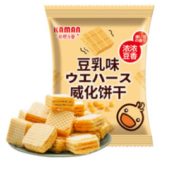 豆香不腻！咔啰卡曼 日本风味豆乳威化饼 300g