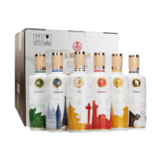 五粮液国宾酒 彩装套酒 52度浓香型白酒 500ml*6瓶
