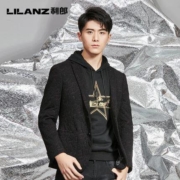 利郎 18QDX042SAN 男士羊毛混纺西服