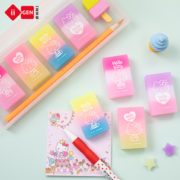 擦拭干净！YiZHENG 一正 HelloKitty迷你冰激凌橡皮 12块/盒 4.9元包邮（需用券）
