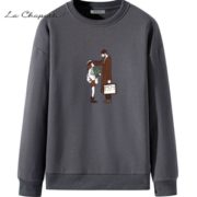 休闲时尚！La Chapelle 拉夏贝尔 男士运动卫衣
