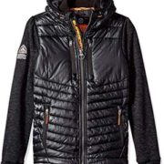 Superdry 极度干燥 男式拉链连帽拼接棉服夹克 M20001AR 直邮含税到手￥476.05