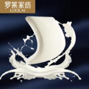 2日0点：LUOLAI 罗莱家纺 科技防螨抗菌乳胶枕头芯 Plus 60*40*10cm