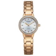 CITIZEN 西铁城 EZ7013-58A 女式水晶石英手表 到手462.81元