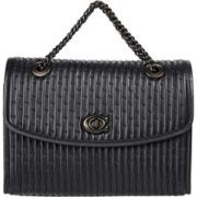某猫¥2975！Coach 蔻驰 羊皮铆钉酷黑parker单肩包
