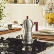 某猫¥1458！Alessi MDL02/6 R Pulcina普琪纳 摩卡壶3杯量 到手258.45元