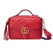 历史低价！88VIP！GUCCI 古驰 GG Marmont系列 ‎498100 女士单肩包