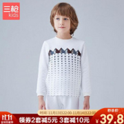 三枪 女童三层暖棉秋衣秋裤套装