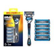 中亚Prime会员： Gillette 吉列 锋隐致护冰酷 剃须刀套装（1刀架+6刀头）