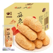 千丝零趣   麻枣芝  麻棒夹心饼干  整箱300g